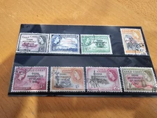 Gold Coast / Ghana Independence Stamps (8) - Used
