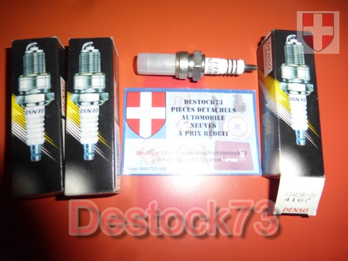 Lot Of 3 Candles Denso X24ESR-U 4101 New - Picture 2 of 2