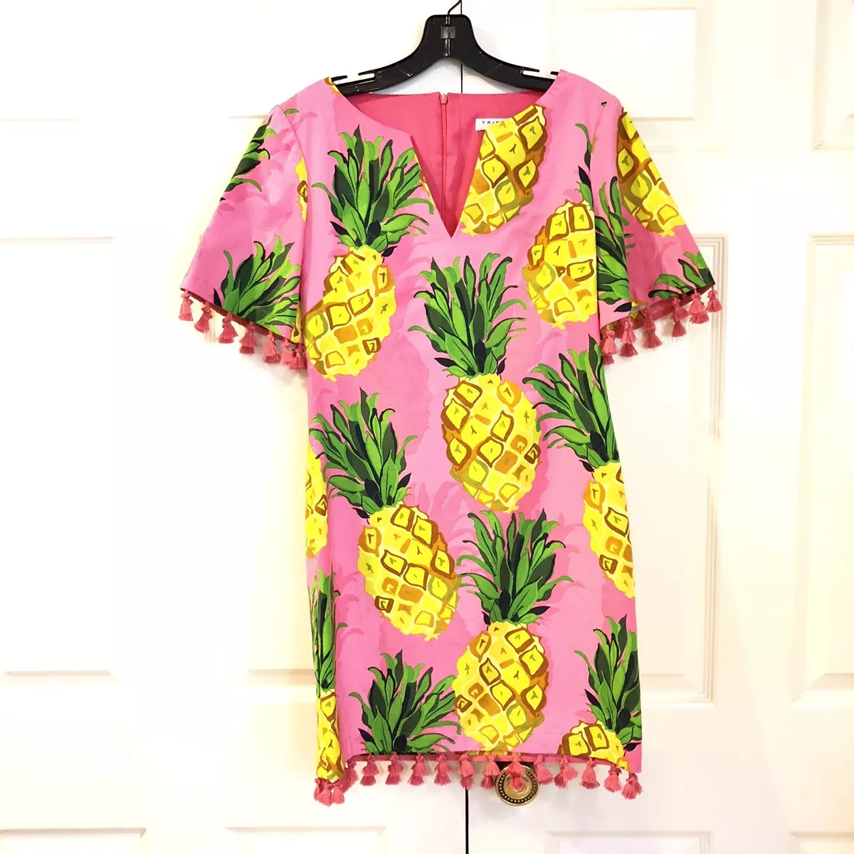 Trina turk top pineapple dress