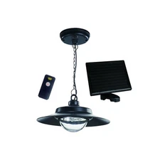 Solar-Powered LED Hanging Shed Light with Remote Control