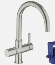 GROHE Blue Duo Single-Handle Pull Down Kitchen Faucet Single Spray 413693DC4