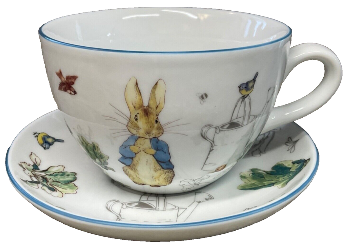 Peter Rabbit Cup And Saucer Set. The World Of Beatrix Potter. 14
