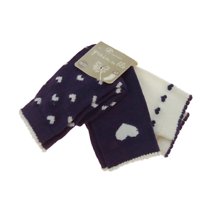 Grain De Ble Lot De 3 Paires De Chaussettes Bebe Fille T19 22 Ebay