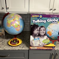 GeoSafari Talking Globe Jr. Educational Insights Teach Quiz 1000's Of Geography