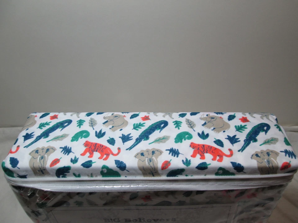 Nuevo Juego Completo de Sábanas Big Believers JUNGLE ~ Elefante, Caimán, Leopardo, Tigre Foto 2 de 4