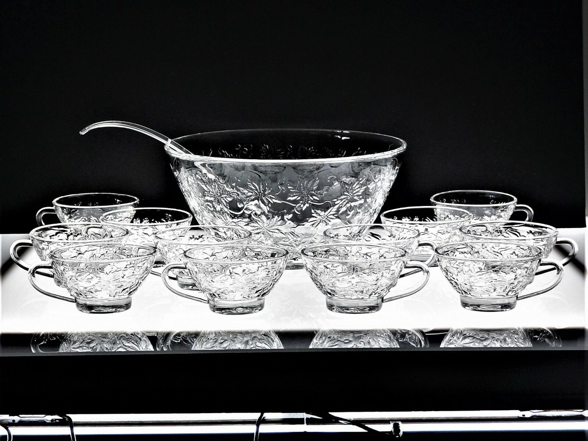 PRINCESS HOUSE FANTASIA (599) CRYSTAL PUNCH BOWL BEVERAGE SERVICE