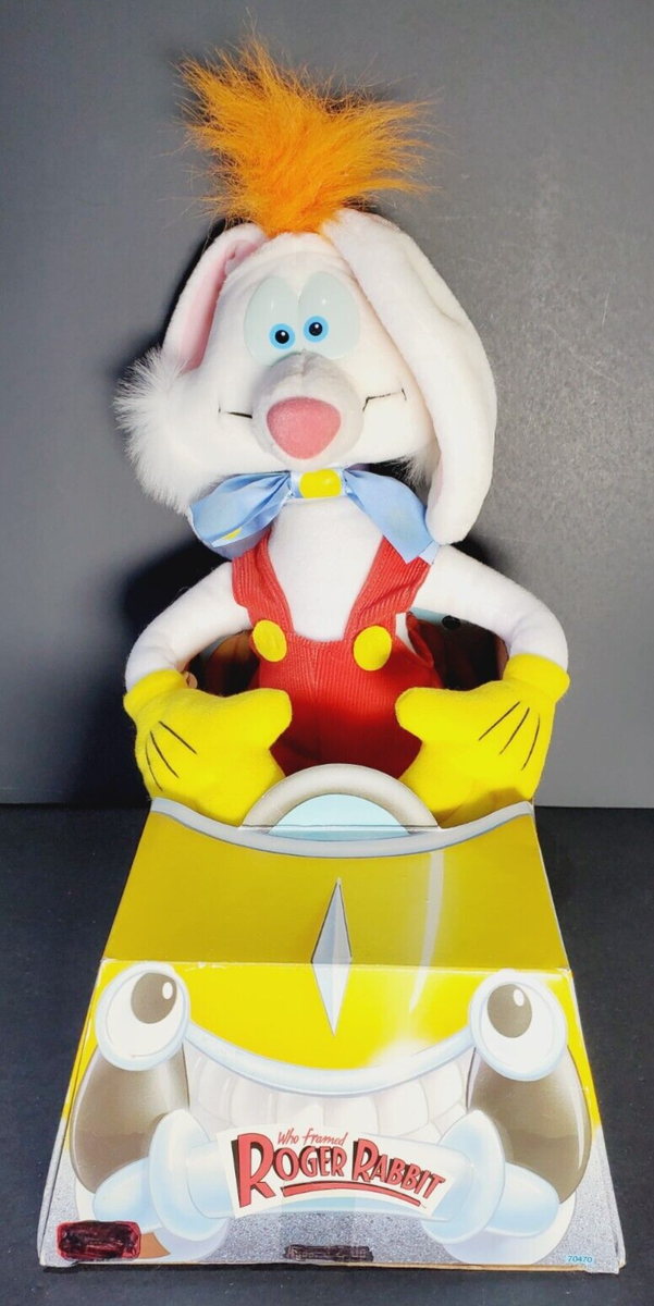 VTG 1988 WHO FRAMED ROGER RABBIT Playskool Plush Toy Original Box 17