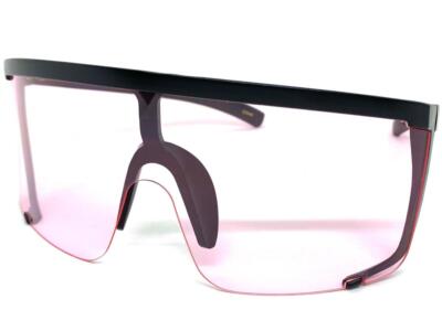 Oversized Modern Retro Shield Visor Style SUNGLASSES Large  display picture 3