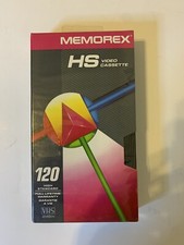 Memorex HS 120 Video Cassette High Standard Sealed VHS Tape VCR BRAND NEW