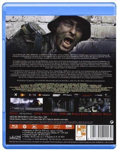 Hijos del Tercer Reich Blu-ray (5 Diciembre 2013) (NUEVO PRECINTADO) Volker Bru - Imagen 2 de 2