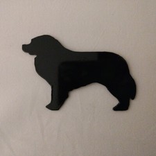 Bernese Mountain Dog Refrigerator magnet black silhouette Made in the USA
