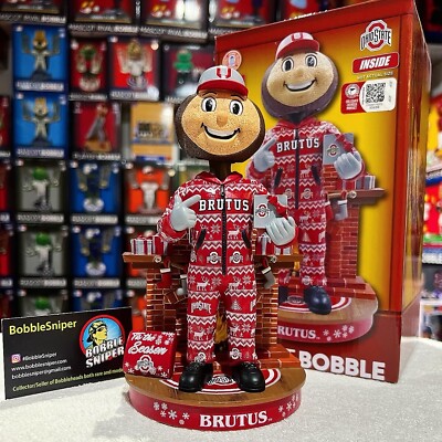 【BOBBLE HEAD】BUCKEYES BRUTUS BRUTUS the BUCKEYE Ohio State Buckeyes Football “ShowStomperz