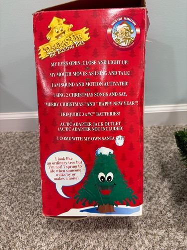 Vintage 1997 Gemmy Original Douglas Fir Dancing Talking 24” Christmas Tree Works - Picture 13 of 20
