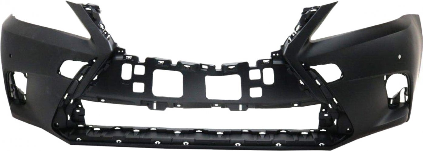 Pare-choc avant pour Lexus CT 200h 2014-2020 en ABS noir prêt à peindre