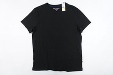 NAUTICA SLEEPWEAR BLACK MEDIUM EMBROIDERED TEE TSHIRT MENS NWT NEW