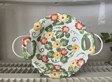 Temp-tations Presentable Ovenware by Tara Figural Floral Casserole Baking Dish