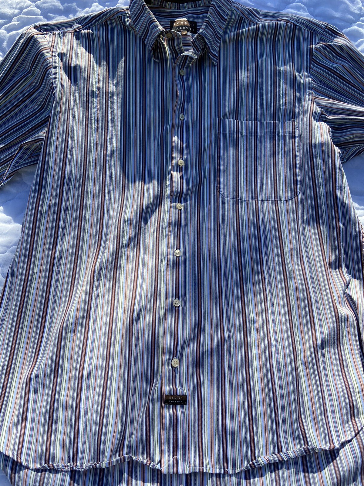 Robert Talbott Gorgeous Multi Pastel Pinstriped L… - image 8