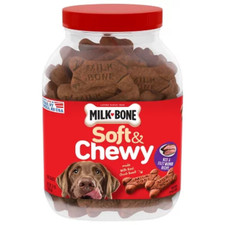 Milk-Bone Soft  Chewy Dog Snacks, Beef  Filet Mignon Recipe 37 Oz. 