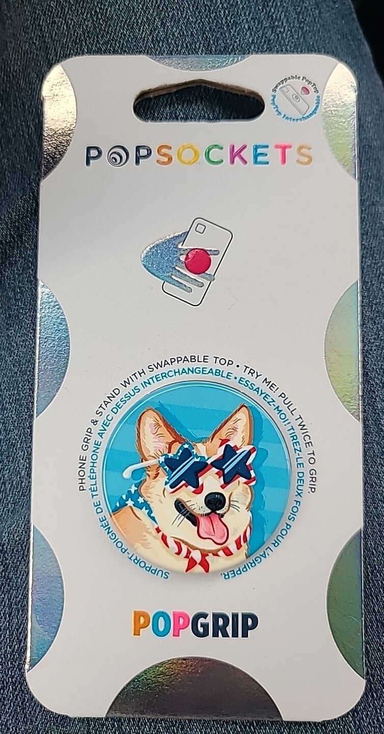 Popsockets Phone Grip PopSocket - Patriotic Pup-image