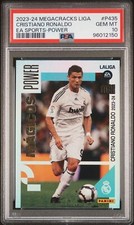2023-24 PANINI MEGACRACKS LALIGA EA SPORTS POWER #P435 CRISTIANO RONALDO PSA 10