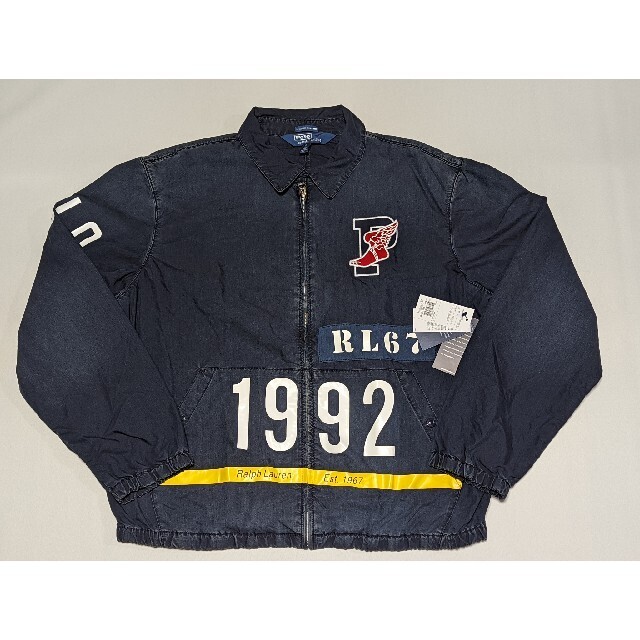ラルフローレン 1992/indigo Stadium Jacket Polo Ralph Lauren Indigo Stadium Denim Jacket S NWT 1992