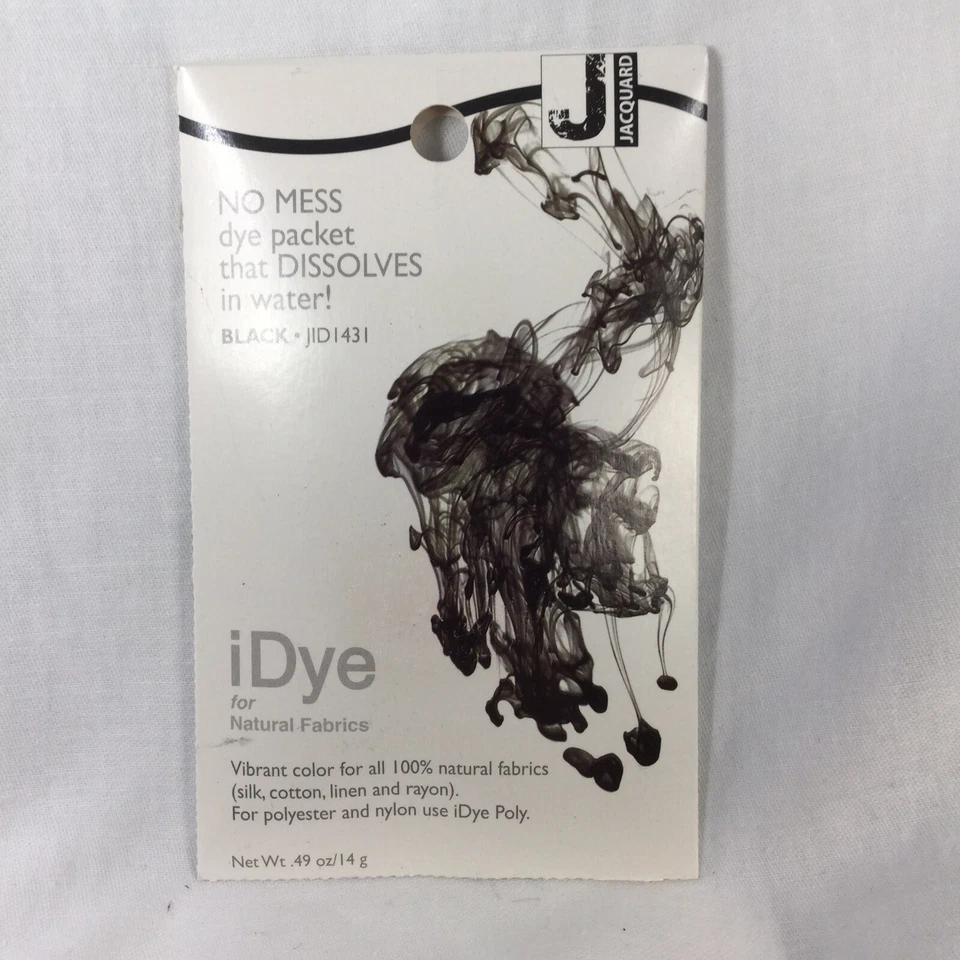 iDye Negro 431 - Paquete de 3 - Tinte de tela para telas naturales JIDI431 Lote 54586 Foto 3 de 4