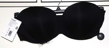 NWT Maidenform Perfect Coverage "Sweet Nothings" Convertible Black Bra size 36DD