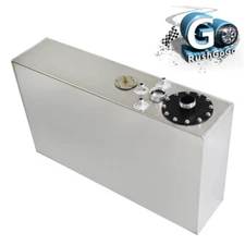 17 Gallon Top-feed Aluminum Race Drift Fuel Cell Tank Level Sender Silver 64L