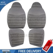 1999 2000 For Ford F250 F350 F450 F550XLT Driver Passenger Gray Cloth Seat Cover