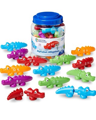 Learning Resources Alphabet Alligatoren - ABC Druckknopf Buchstaben Spielzeug - Neu - Alter 3+