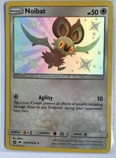 Noibat SV43/SV94 SHINY ALTERNATE ULTRA RARE Hidden Fates Pokemon NM Holo 2019