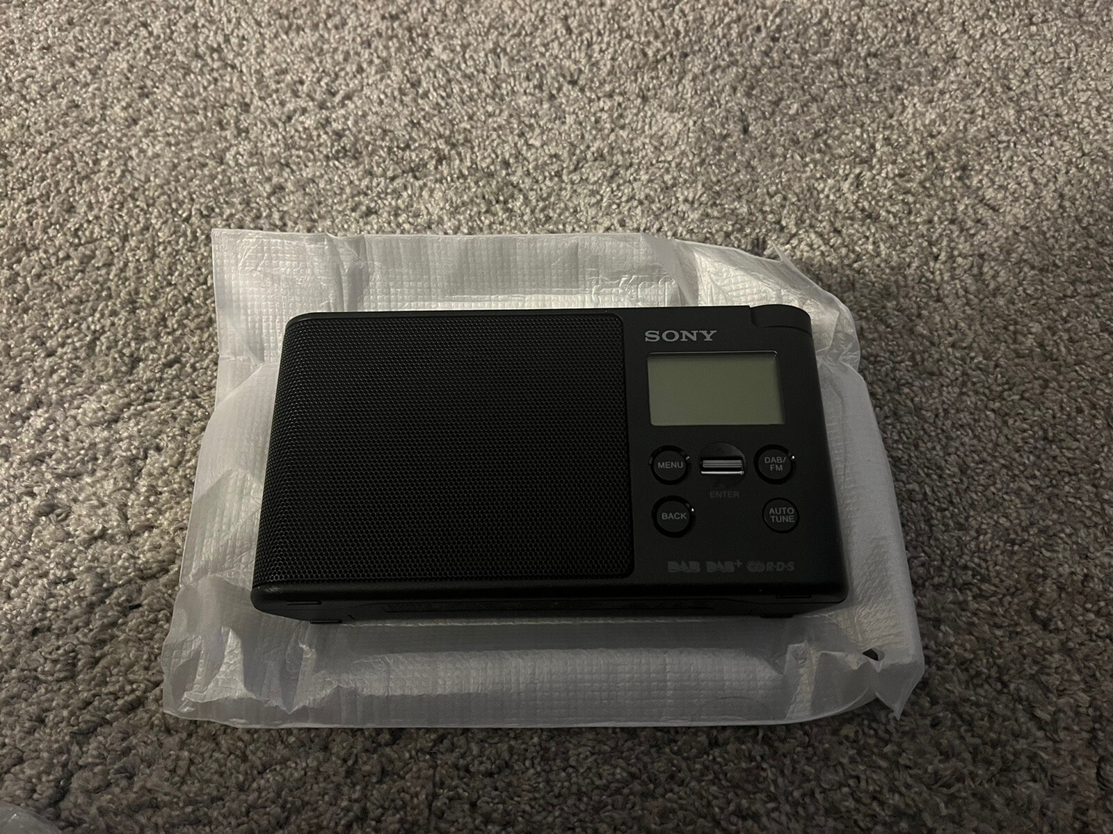 Sony XDRS41D Portable DAB/DAB+/FM Digital Radio Black 4548736053953