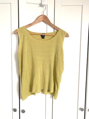 eileen fisher linen tank