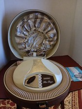 Vintage 1950's General Electric Deluxe Hair Dryer w/ Bonnet  Case - Works