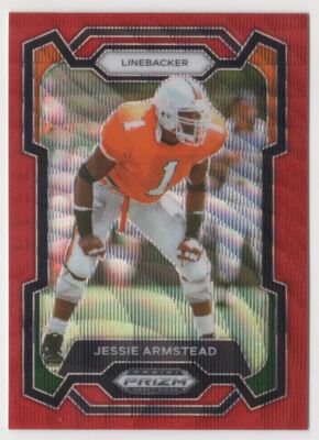 2024 Panini Prizm Ruby Wave Jessie Armstead Miami Hurricanes #93