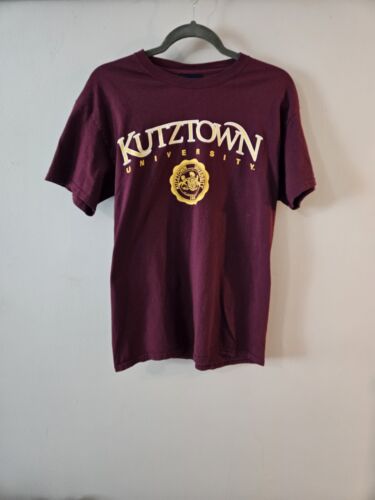 MV Sports Kutztown University T-shirt, Size Medium, Burgundy - Afbeelding 1 van 5