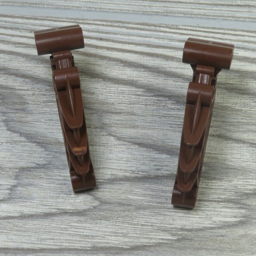 LEGO Bionicle - Replacement - 41665 - Bohrok Ribcage - Liftarm, Lot of 2 - Brown - Picture 6 of 7
