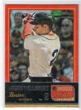 2013 Panini America's Pastime #27 Jacoby Ellsbury Base Card #044/125