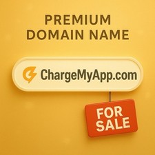 ChargeMyApp.com Ultra Premium Domain Name for Sale.