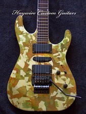 COLLECTORS: VERY RARE-Original 1989 ESP Mirage Deluxe Japanese Gold Camo +