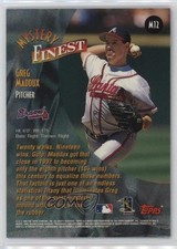 1998 Topps Mystery Finest Covered Greg Maddux #M12 HOF 12pb