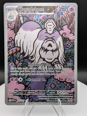 Pokemon TCG: Mega Evolution (145/132): Houndstone Illustration Rare (NM)