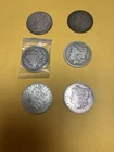 Lot of 6: Morgan Silver Dollars: Some are VF--1889, 1881-85