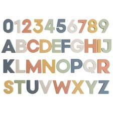 mushie Foam Letters  Numbers Bath Play Set Sol  26 Pieces for Ages 3 Year...