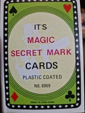 1990s VINTAGE MAGIC TRICK - IT'S MAGIC, SECRET MARK CARDS - BOXED