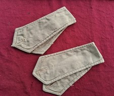 Coppia di spalline amovibili per camicia Uff.le E.I. anni '50/60 tipo coloniale