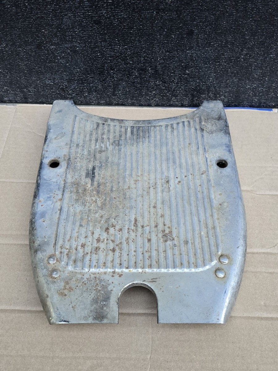 ハーレーショベルヘッド　FLH シート下　フレームカバー Harley Panhead FLH Shovelhead Under Seat Frame Battery Ribbed