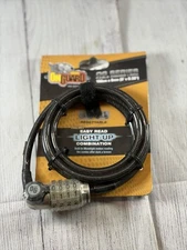 OnGuard OG Series Cable Combo Lock -New In Package -Light Up Bike Lock