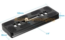100MM Lens Plate Quick Release Arca Swiss Compat for Canon Nikon Sigma tele Lens