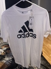 Adidas Tee Men's Medium White Big Logo New